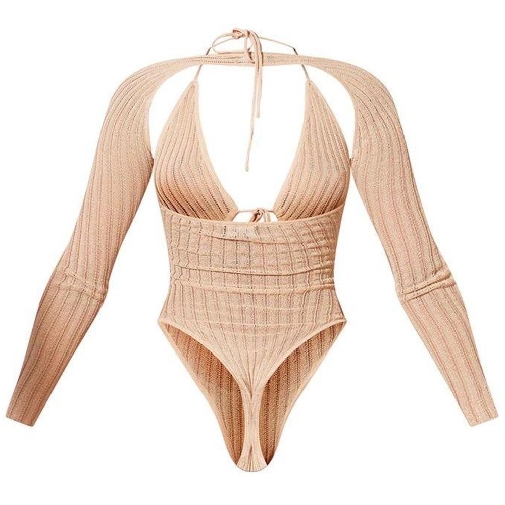 Knit Bodysuit & Bolero Set - Picture 6 of 6